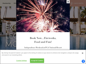 'pgaresort.com' screenshot