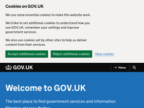 'direct.gov.uk' screenshot