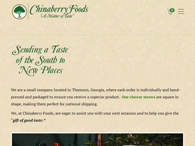 chinaberryfoods.com homepage screenshot