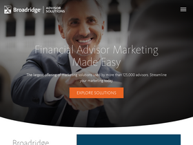 'broadridgeadvisor.com' screenshot