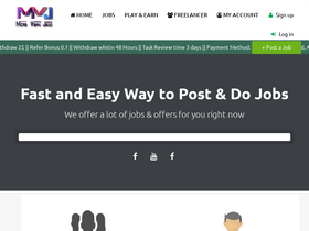 'microworkjobs.com' screenshot