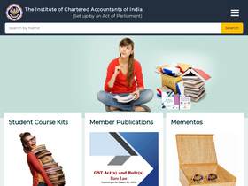 'icai-cds.org' screenshot