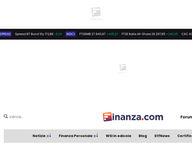 'finanza.com' screenshot