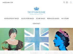 thestylishsloane.com homepage screenshot