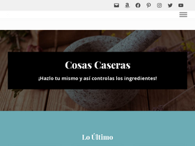 'cosascaseras.com' screenshot