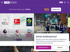 'beinsports.com.tr' screenshot