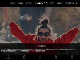 'lynkco.com.cn' screenshot