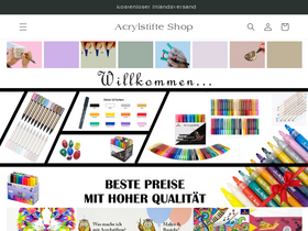acrylstifte.de homepage screenshot