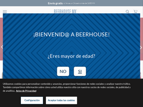 'beerhouse.mx' screenshot