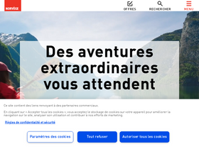 'visitnorway.fr' screenshot