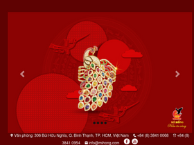 'mihong.vn' screenshot