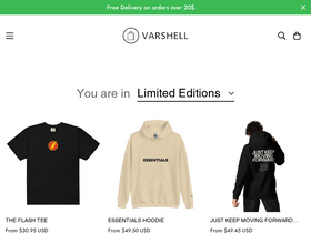 varshell.com homepage screenshot