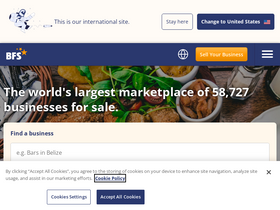 'businessesforsale.com' screenshot