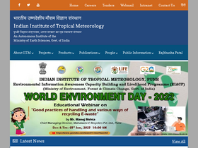 'tropmet.res.in' screenshot