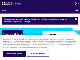 'britishcouncil.pl' screenshot