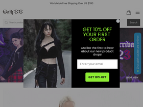 'gothbb.com' screenshot