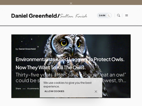 'danielgreenfield.org' screenshot