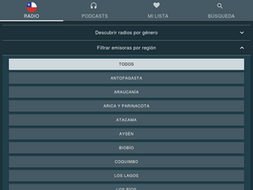 'radios-chilenas.com' screenshot