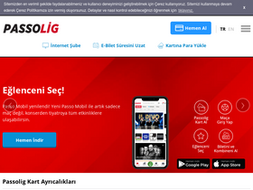 'passolig.com.tr' screenshot