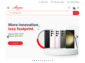 'ansons.ph' screenshot