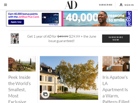 'architecturaldigest.com' screenshot