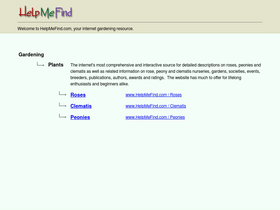 'helpmefind.com' screenshot