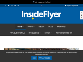 'insideflyer.nl' screenshot