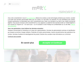 'melty.fr' screenshot