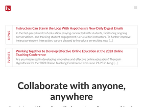 'hypothes.is' screenshot