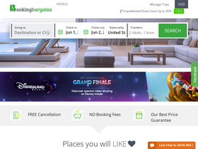 'bookingbargains.com' screenshot
