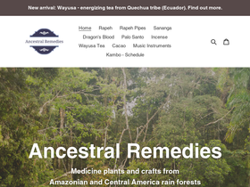 ancestralremedies.shop homepage screenshot