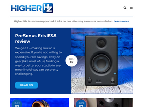 'higherhz.com' screenshot