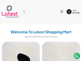 latestshoppingmart.com homepage screenshot