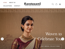 kandasami.com homepage screenshot