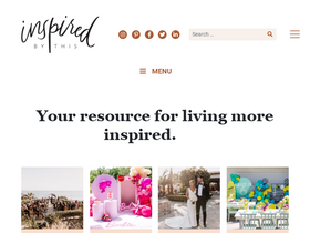 'inspiredbythis.com' screenshot