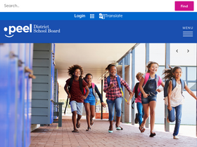 'peelschools.org' screenshot