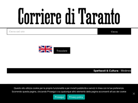 'corriereditaranto.it' screenshot