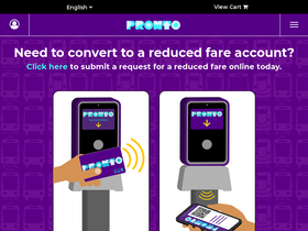 'ridepronto.com' screenshot