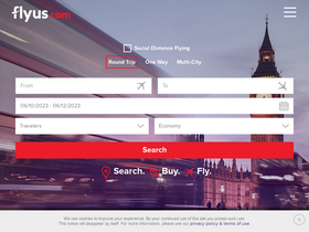 'flyus.com' screenshot