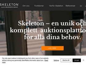 'auction2000.se' screenshot