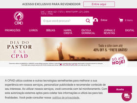 'cpad.com.br' screenshot