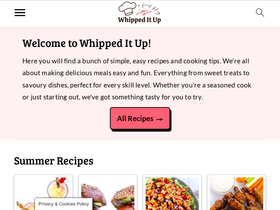 'whippeditup.com' screenshot