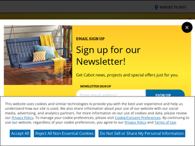 'cabotstain.com' screenshot