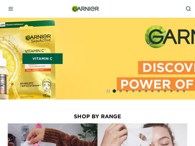 'garnier.com.au' screenshot