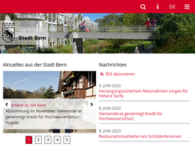 'bern.ch' screenshot
