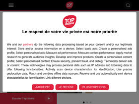 'topmusic.fr' screenshot