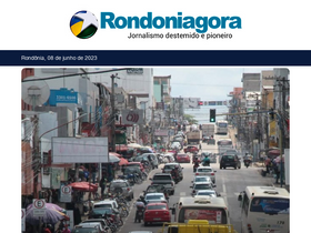 'rondoniagora.com' screenshot