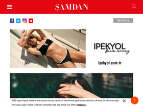 'samdan.com.tr' screenshot