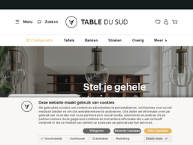 'tabledusud.nl' screenshot