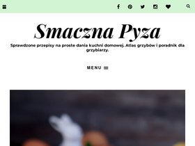 'smacznapyza.blogspot.com' screenshot